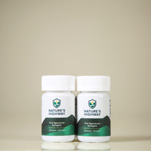 30 Count 25mg Full-Spectrum Softgels - Natureshighway.shop
